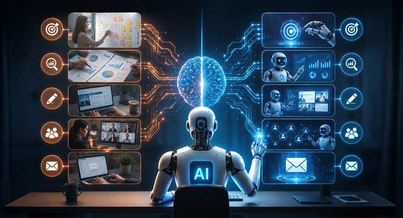 AI Is Not Replacing Marketers, But It’s Replacing These 5 Marketing Tasks